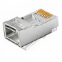 RJ45-Stecker CAT5e 8P8C geschirmt – Hochwertiger Netzwerkverbinder