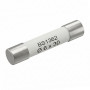 Fusible de tubo de cerámica de tamaño 6x30mm. Corriente máxima de pico 0,5-30 A