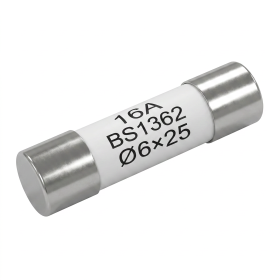 Ceramic BS1362 Tube Fuse - Fast Acting 6x25mm