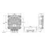 Spændingsomformer 12V DC til 24V DC, 20A, 480W, IP67