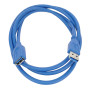 Modrý predlžovací kábel USB 3.0, 1,5 metra pre rýchly prenos