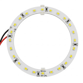 LED-rengas halkaisija 80mm ajovalojen koristeluun