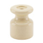 Ceramic Spiral Wire Holder, Ivory – Retro Cable Management