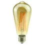 LED-lampa AMPST70 Filament, E27 6W, varmvitt, AMPUL.eu
