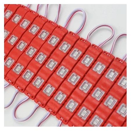 LED modul 3x 5730, 0,72W, piros, AMPUL.eu
