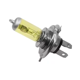 Halogen bulb with socket H4, 60/55W, 12V - Yellow 3000K