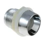 Toma plástica cromada para LED de 10 mm