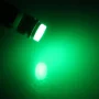 Lampadina LED COB 1W con base T10 W5W Verde per auto