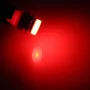 1W COB LED with T10 base, W5W - Red, AMPUL.eu