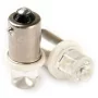 Gniazdo LED 10mm BA9S białe, 6V – super jasna dioda