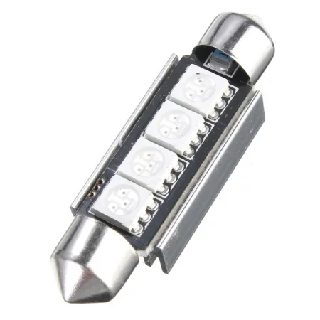 LED 4x 5050 SMD SUFIT Refrigeración de aluminio, CANBUS - 42mm