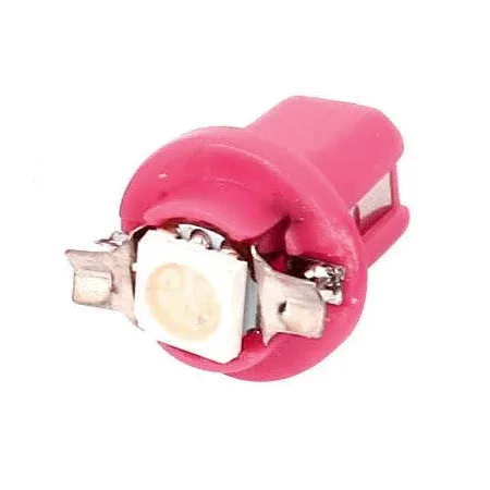 T5, B8.5D, 1x 5050 SMD LED - Ružová, AMPUL.eu