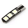 PCB T10, W5W 6x 5050 SMD LED žarnica - roza