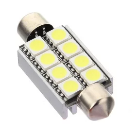 LED 8x 5050 SMD SUFIT Aluminium Kühlung, CANBUS - 42mm, Weiß