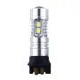 PW24W 10x 2835 SMD LED-gul glödlampa 12V