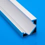 Profilé aluminium anodisé ALMP13 pour bande LED 12 mm