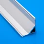 Profilé aluminium anodisé ALMP11 pour bande LED 10 mm