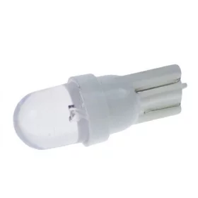 Gniazdo LED 10mm T10, W5W - białe, AMPUL.eu