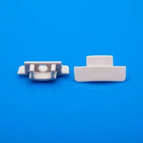 Embout pour profil ALMP21 avec trou en aluminium