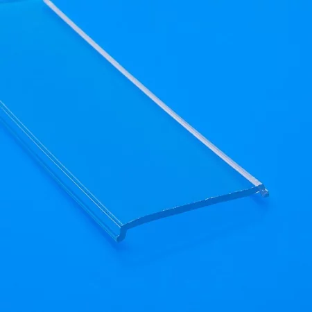 Diffuseur transparent rabattable pour profilés ALMP série