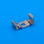 Abrazadera para perfil de aluminio ALMP38 y ALMP41, plata