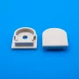 Embout ALMP52 cylindre avec trou pour profilé aluminium