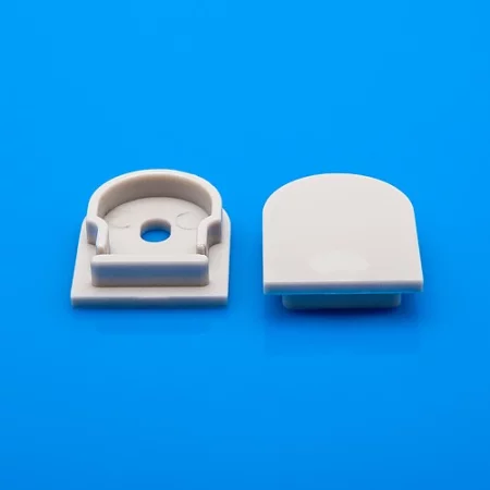 Embout ALMP52 cylindre avec trou pour profilé aluminium