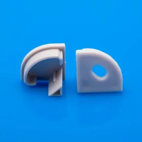 Embout arrondi avec trou pour profilé aluminium ALMP11