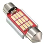 LED 12x 4014 SMD SUFIT 36mm Blanc avec CANBUS aluminium