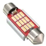 LED 12x 4014 SMD SUFIT Aluminium kylning, CANBUS - 36mm, Vit