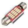 LED 12x 4014 SMD SUFIT Aluminium CANBUS 36mm, vit