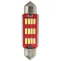 LED 12x4014 SMD SUFIT 42mm, Aluminium, Blanc, CANBUS
