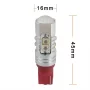 T10, 50 W CREE LED visoke snage - crvena, AMPUL.eu