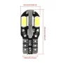 CANBUS LED 8x 5730 SMD douille T10, W5W - Blanc chaud, AMPUL.eu