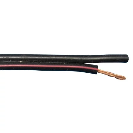 Double Line 2x0.75mm, Black/Red Cable