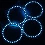 LED-ringar diameter 100mm - RGB-set med infraröd drivrutin