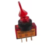 Vypínač s červeným podsvietením, 12V, ON-OFF