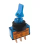 Hebelschalter mit blauer Hintergrundbeleuchtung, 12V, 20A