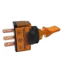 Vzvodno stikalo, rumena LED, ON-OFF, 12V, 20A, plastika