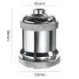 Retro socket E27 HQL C, brass, AMPUL.eu