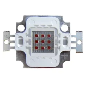 SMD LED Diode 10W, Red 660nm, AMPUL.eu