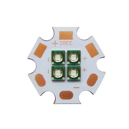 LED-diod Cree XPE XP-E 12W PCB, 12V, blå 475-480nm, AMPUL.eu