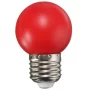 Lampadina decorativa LED rossa 1W attacco E27