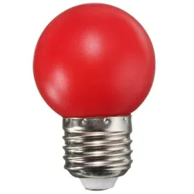 LED dekorációs izzó 1W, piros, AMPUL.eu