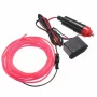 Neon różowy 3m, 12V, gniazdo samochodowe, IP22