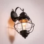 Lámpara de pared retro AMR88O, bombilla de estilo industrial