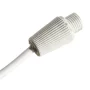 Grommet de cablu cu clemă M10, alb, AMPUL.eu