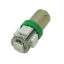 BA9S LED 5x 5050 SMD 24V Green Bulb