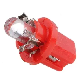 T5, B8.5D, 1x 5mm LED - 24V, Red, AMPUL.eu