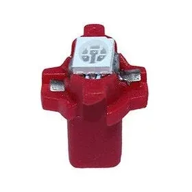 T5, B8.3D, 1x 5050 SMD LED - 24V, Red, AMPUL.eu